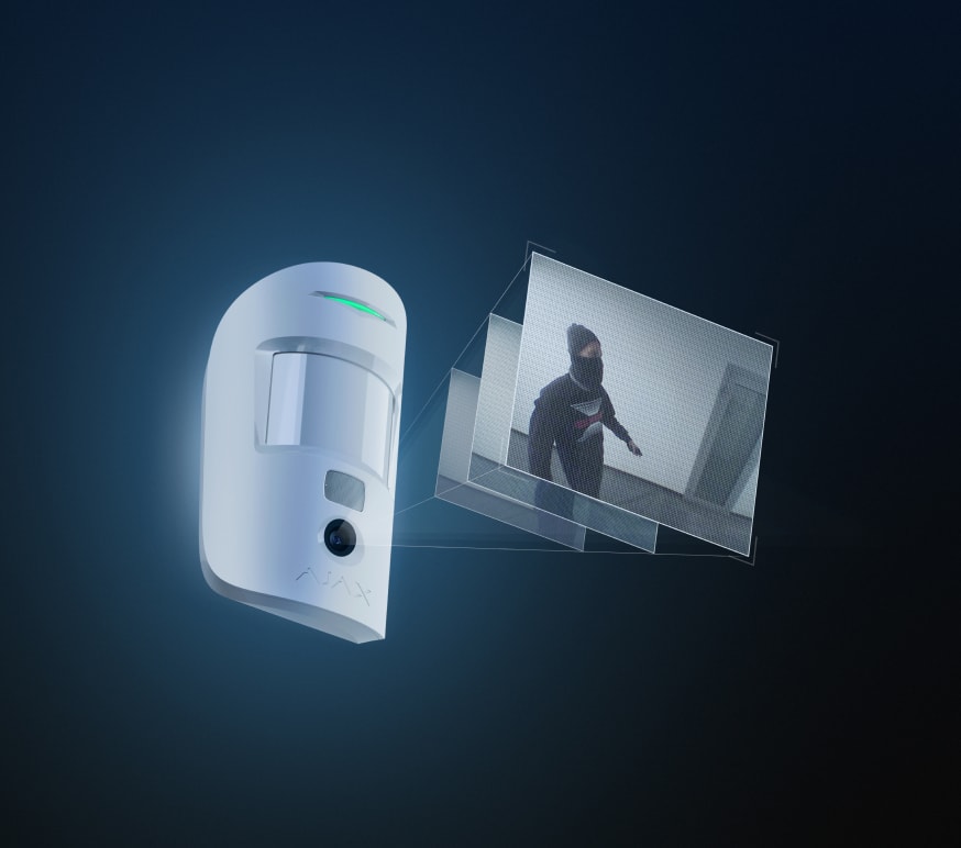 AI-bewegingsdetectie in een camerabewakingssysteem